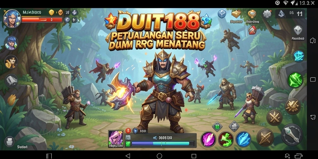 Tampilan gameplay seru dalam <strong>DUIT188</strong> dengan karakter dan pertarungan yang menakjubkan.