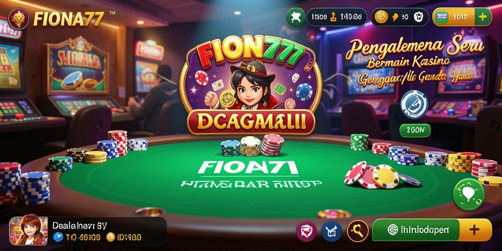 Screenshot FIONA77 menampilkan gameplay Kasino yang menarik dan dinamis.