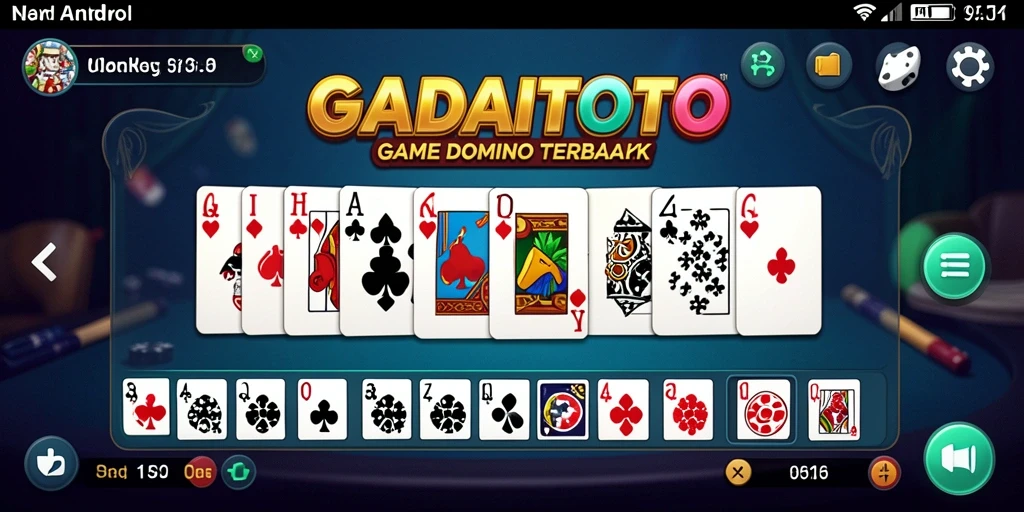 Screenshot gameplay <strong>GADAITOTO</strong> menampilkan pengalaman bermain Domino yang seru.