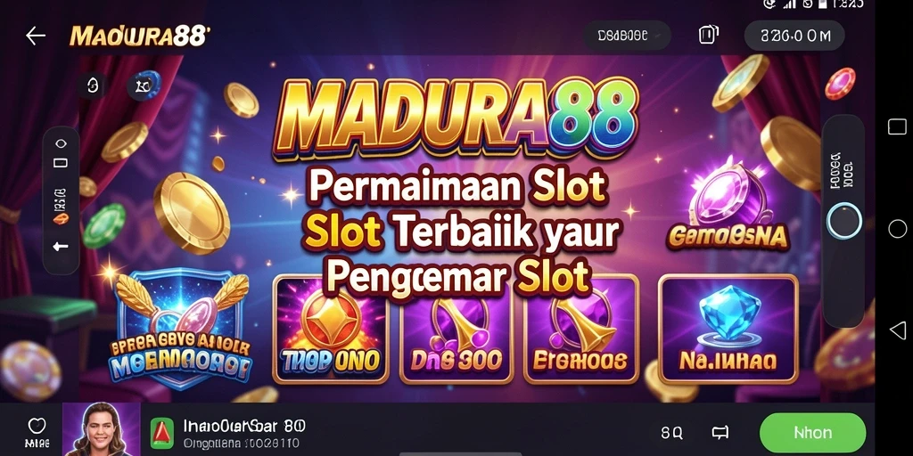 Screenshot memberikan tampilan menarik dari gameplay slot di MADURA88.