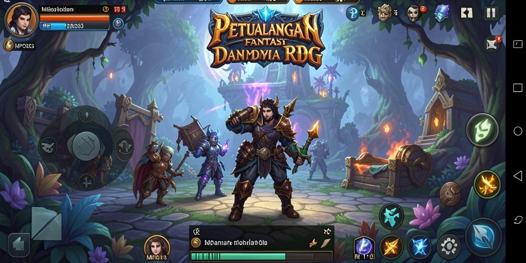 Screenshot MPO303 menampilkan pertempuran seru dalam dunia RPG yang menarik.