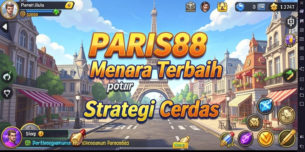 Tampilan menara dan musuh yang dinamis dalam gameplay Tower Defense.