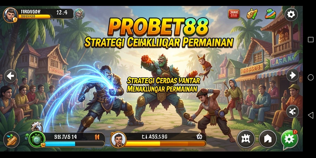 Tangkapan layar PROBET88 menampilkan aksi intens dan strategi gameplay.