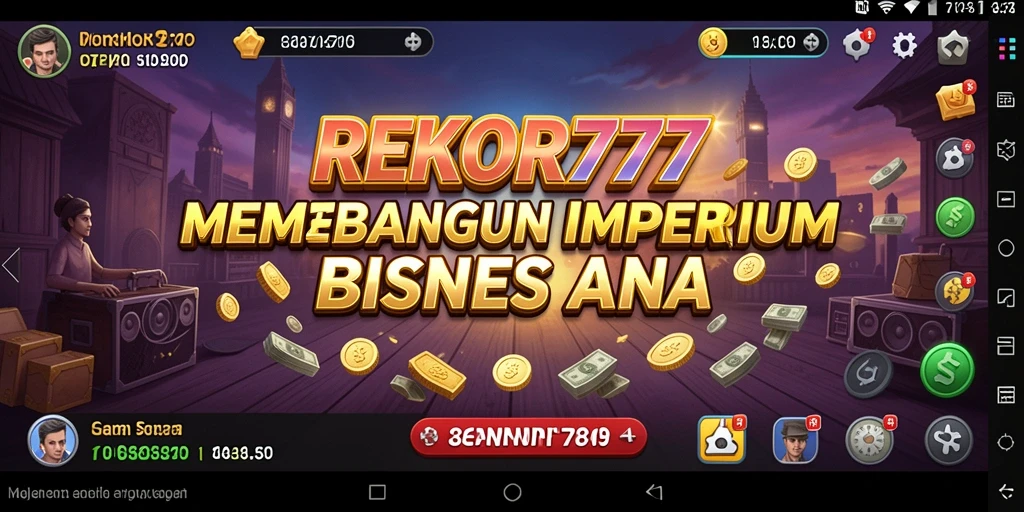 Tampilan gameplay menarik dari REKOR777 yang menunjukkan keseruan Tycoon.