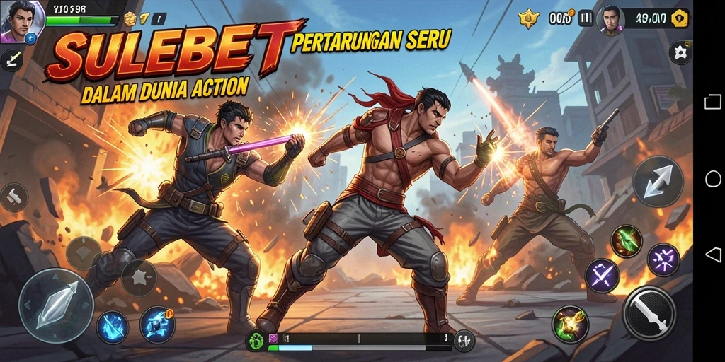 Tampilan gameplay SULEBET yang penuh aksi dan intens.