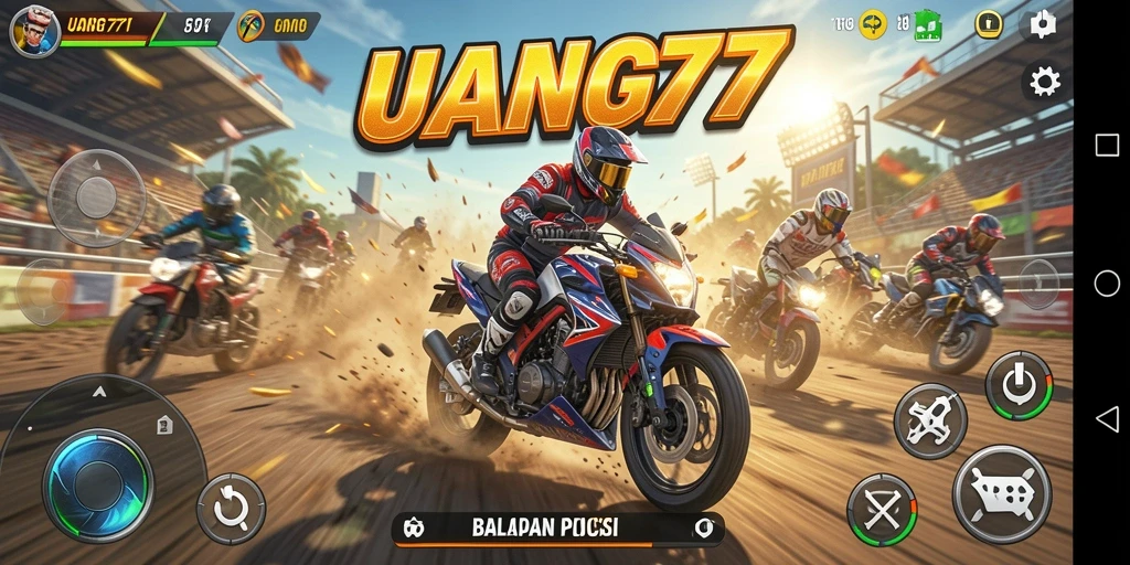 Gameplay seru balapan motor di UANG77 yang mendebarkan.