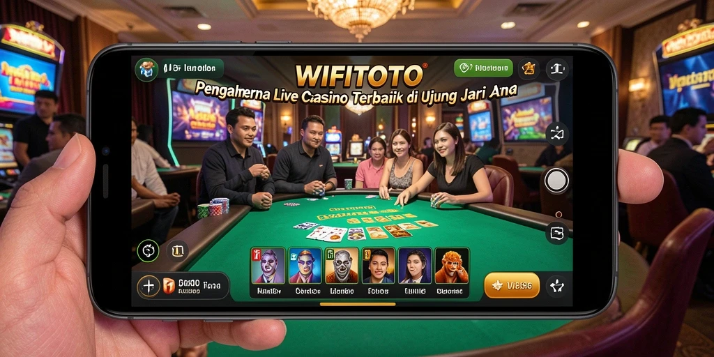 Tampilan gameplay langsung WIFITOTO yang mengasyikkan dan interaktif.